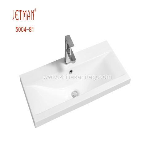 Promotion top mount vanity bathroom porcelain sinks